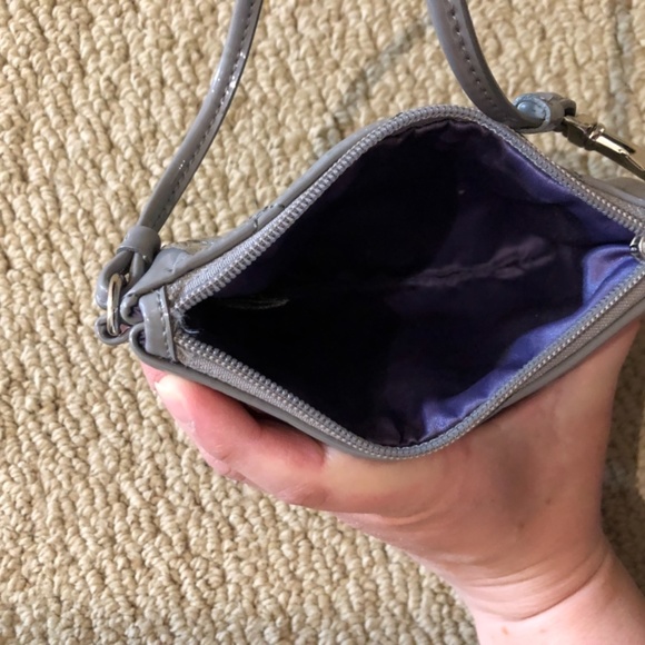 Coach Grey Patent Leather Wrislet - Picture 2 of 2